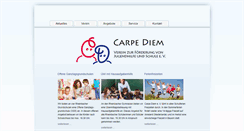 Desktop Screenshot of carpediemev.de